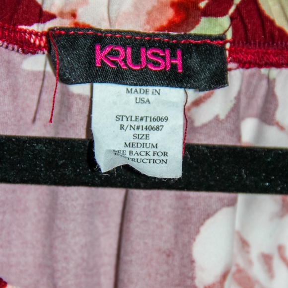 *NEW* Off-The-Shoulder Floral Print Blouse (M) - Picture 3 of 3